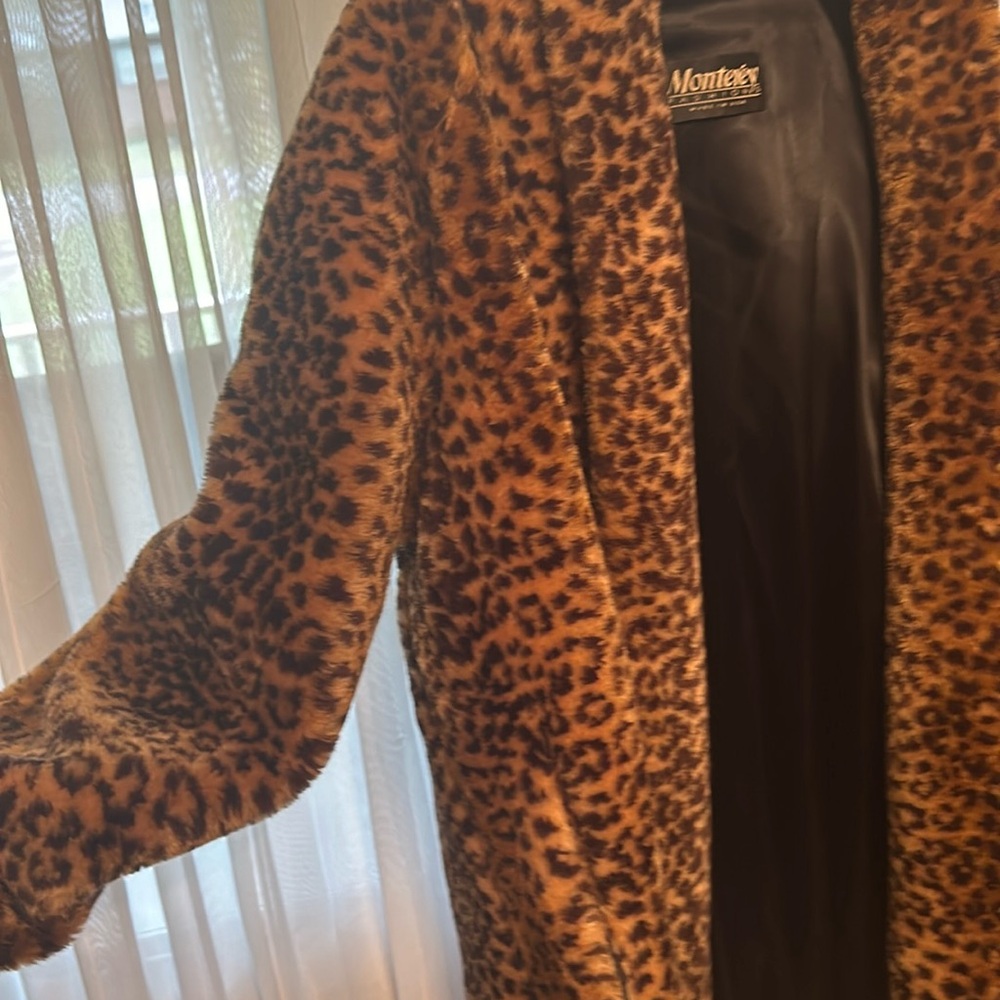 Lepord print coat small chico